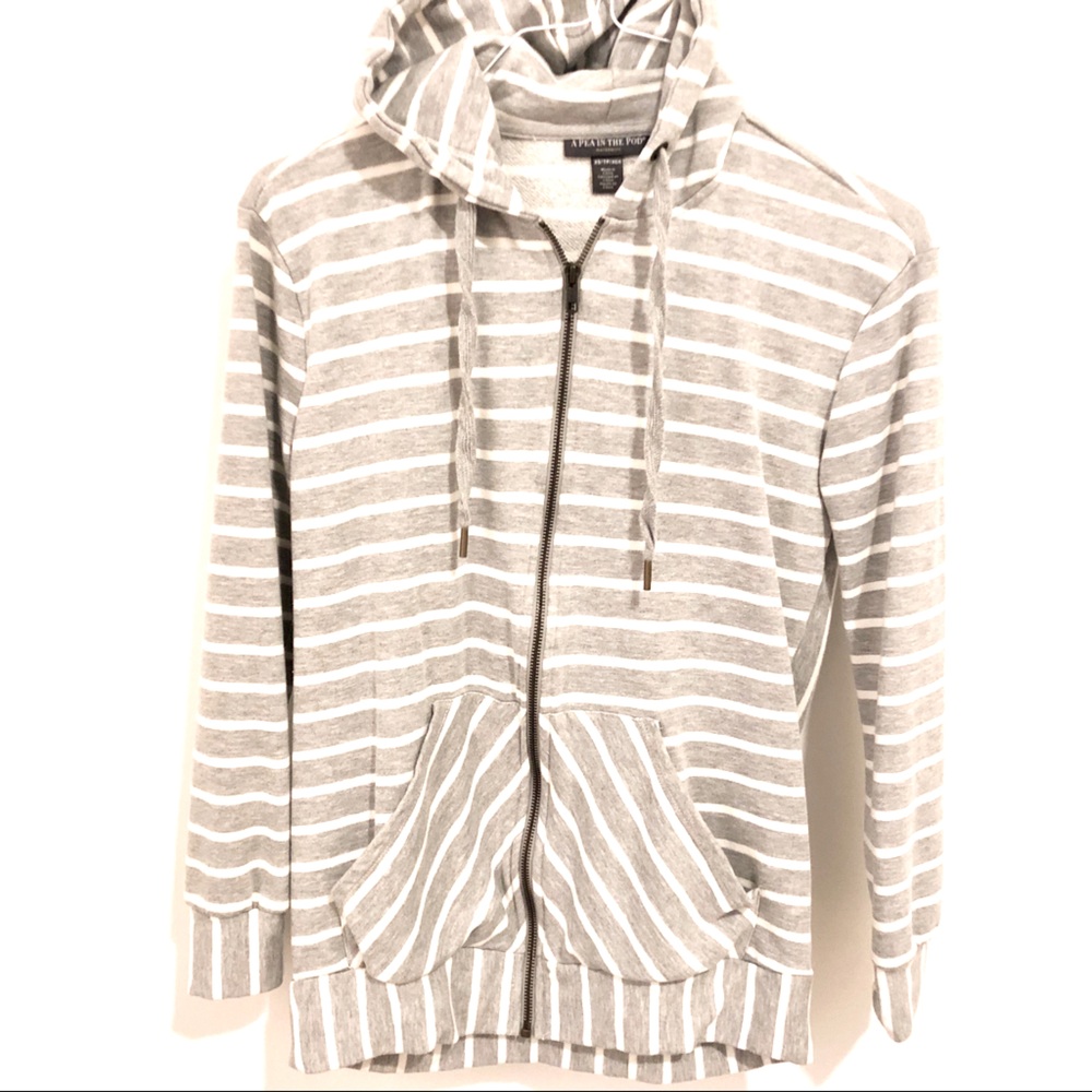 Maternity zip up hoodie